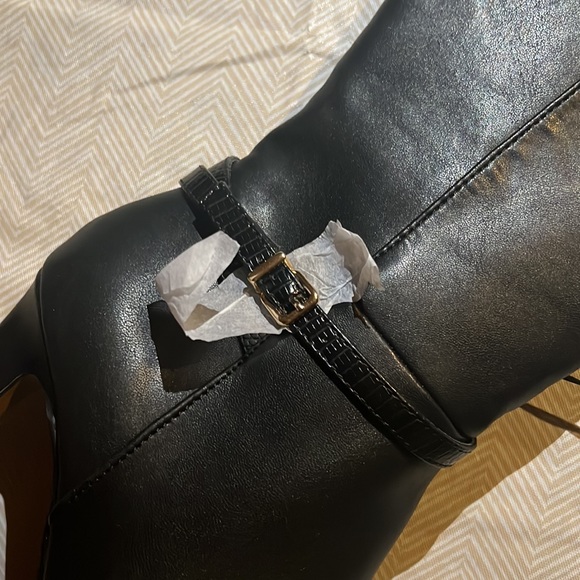 Express black tall heel boots 8 NTW - Picture 4 of 6